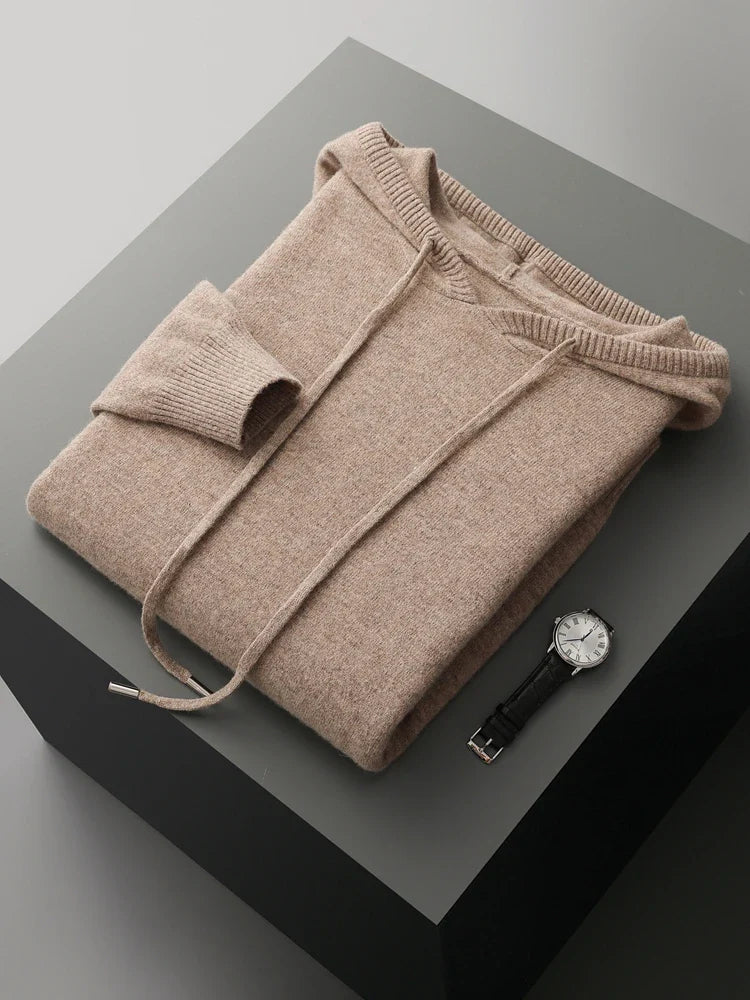 Valmère™ | Pull à capuche en laine mérinos Sirlus