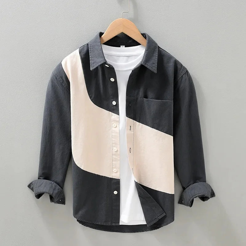 Valmère™ | Chemise en coton bicolore