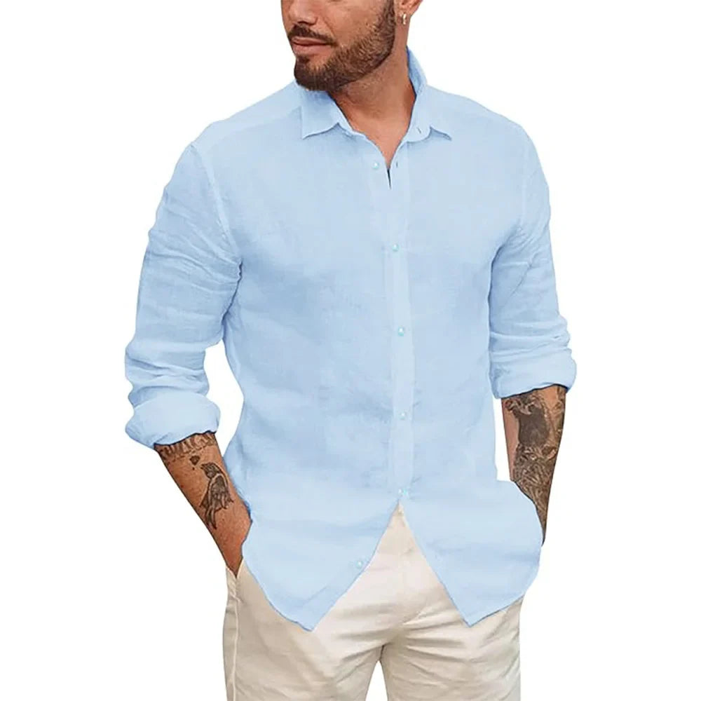 Valmère™ | Chemise hawaïenne en coton et lin