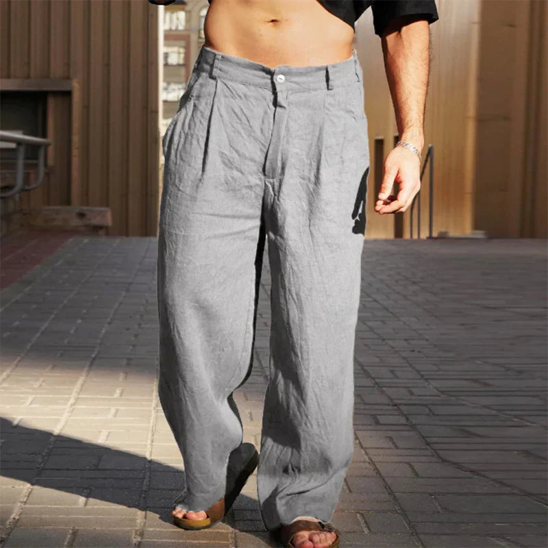 Valmère™ | Pantalon de lin décontracté