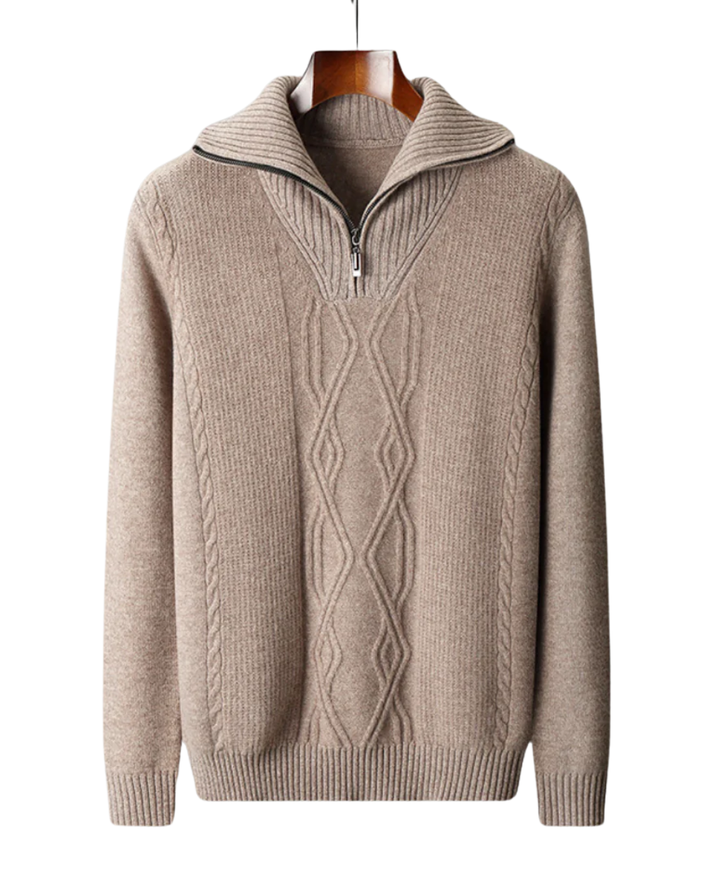 Valmère™ | Merino Wool Zip Sweater