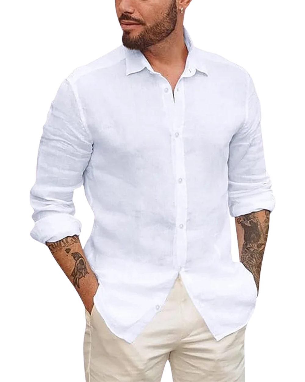 Valmère™ | Chemise hawaïenne en coton et lin