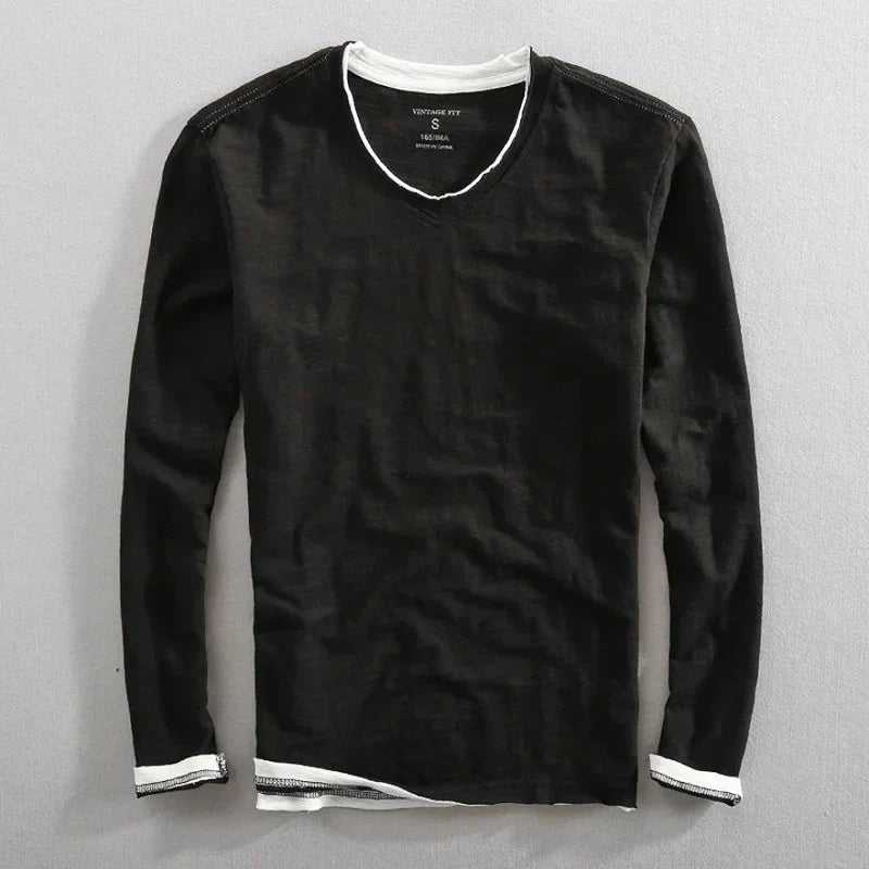 Valmère™ | Paris Vintage T-Shirt à manches longues