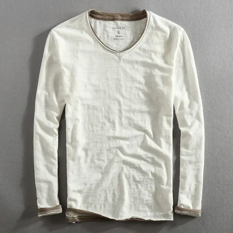 Valmère™ | Paris Vintage T-Shirt à manches longues